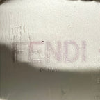 Fendi Slip Ons 7 Khaki Knit High Cut Slipper — view 5
