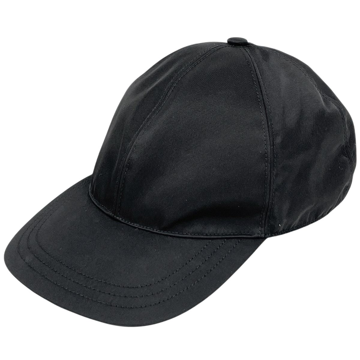 Prada Baseball Cap Hat Nylon Nero