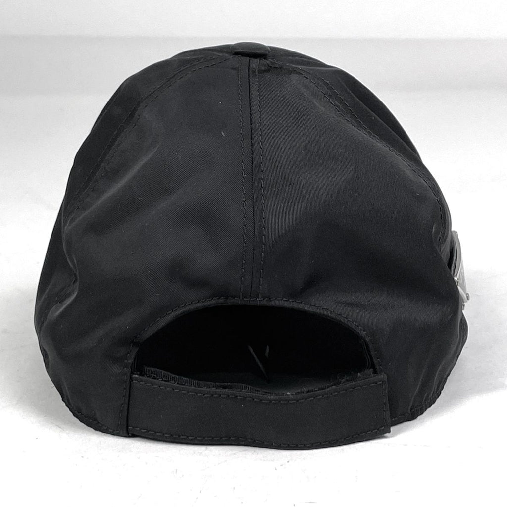Prada Baseball Cap Hat Nylon Nero — view 2