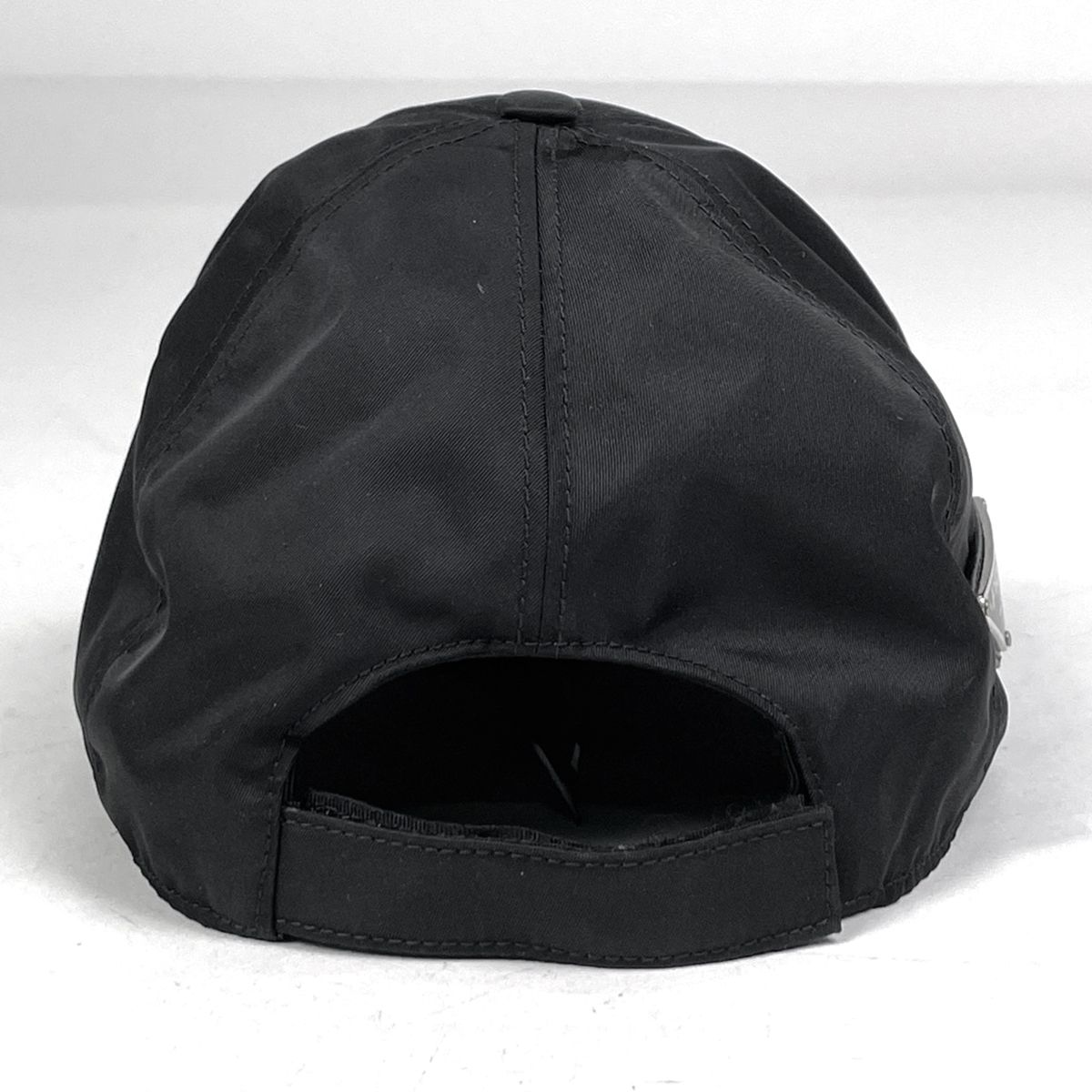 Prada Baseball Cap Hat Nylon Nero — view 2