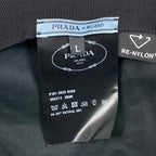 Prada Baseball Cap Hat Nylon Nero — view 6