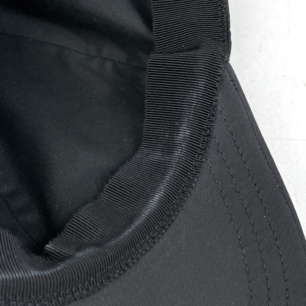 Prada Baseball Cap Hat Nylon Nero — view 4