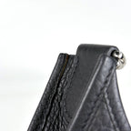 Hermes Evelyne 1 PM Perforated Logo Shoulder Bag Taurillon Clemence Black — view 5