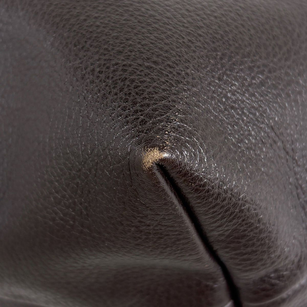 Gucci Bamb Tote Tassel Fringe Leather Brown — view 3