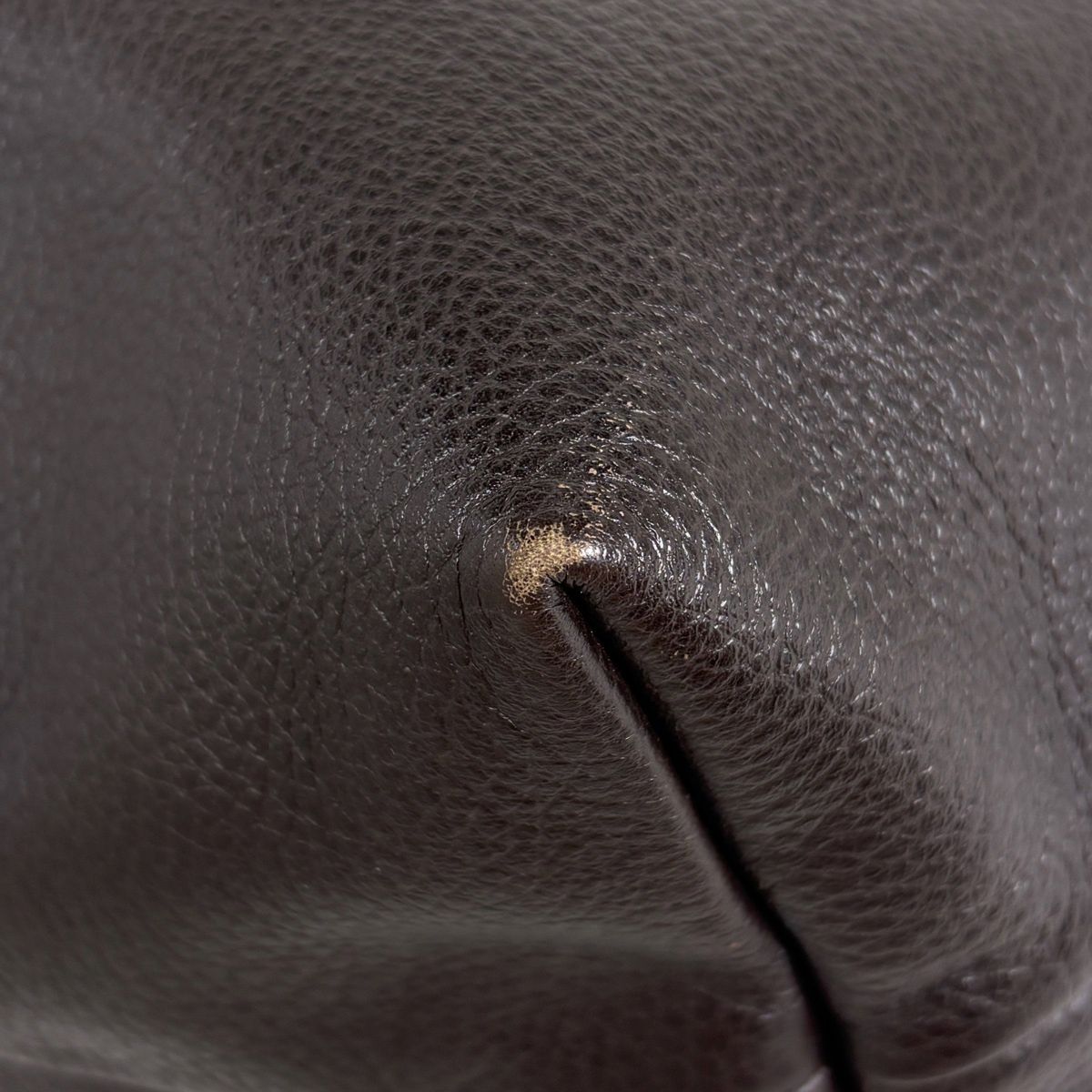 Gucci Bamb Tote Tassel Fringe Leather Brown — view 3