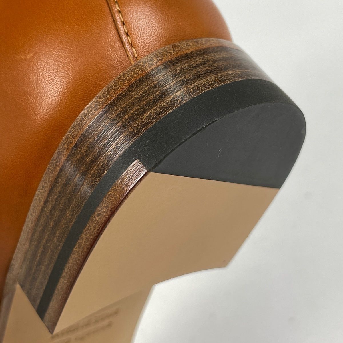 Hermes Neo Short Boots Kelly Shoes Leather Natural — view 4