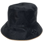 Louis Vuitton Bucket Hat Daily Glam Monogram Reversible Hat Cotton Black Brown