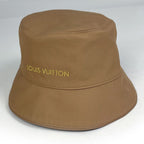 Louis Vuitton Bucket Hat Daily Glam Monogram Reversible Hat Cotton Black Brown — view 3