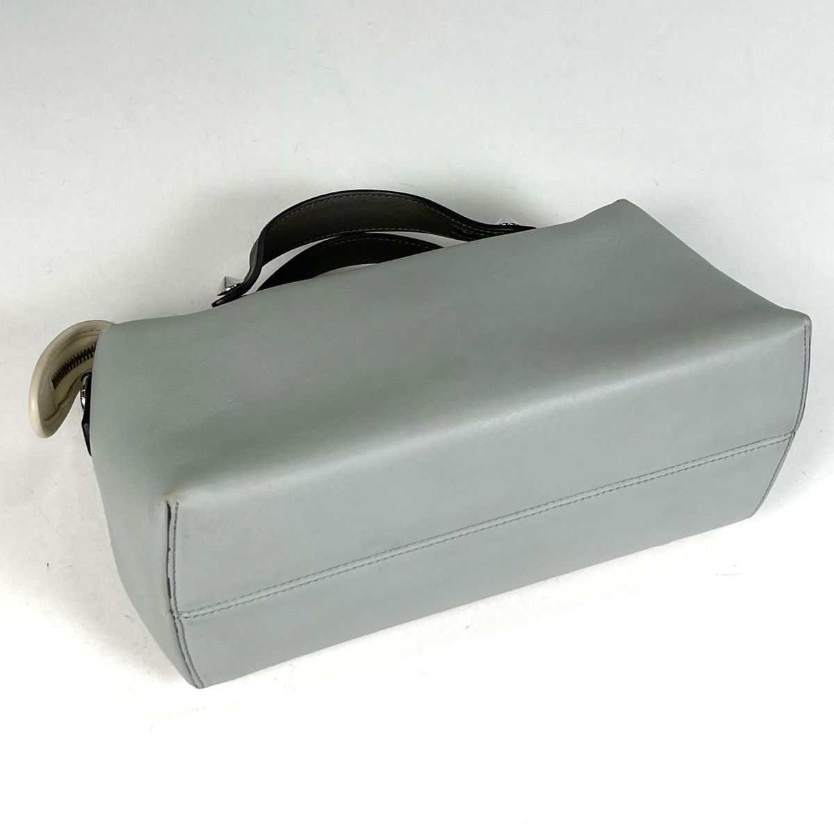 Fendi by the Way 2-Way Shoulder Bag Leather Gray — view 2