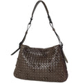 Bottega Veneta Intrecciato Shoulder Bag Oneshoulder Leather Brown