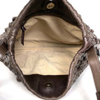 Bottega Veneta Intrecciato Shoulder Bag Oneshoulder Leather Brown — view 9