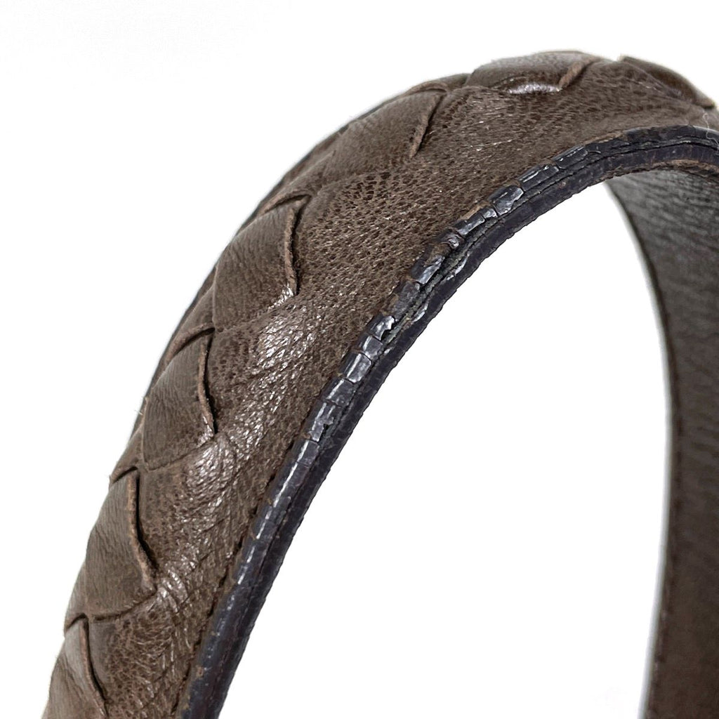Bottega Veneta Intrecciato Shoulder Bag Oneshoulder Leather Brown — view 7