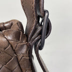 Bottega Veneta Intrecciato Shoulder Bag Oneshoulder Leather Brown — view 4