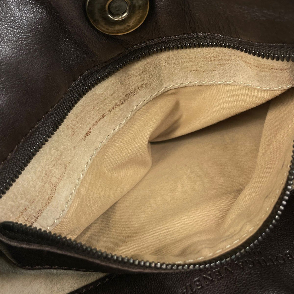 Bottega Veneta Intrecciato Shoulder Bag Oneshoulder Leather Brown — view 8