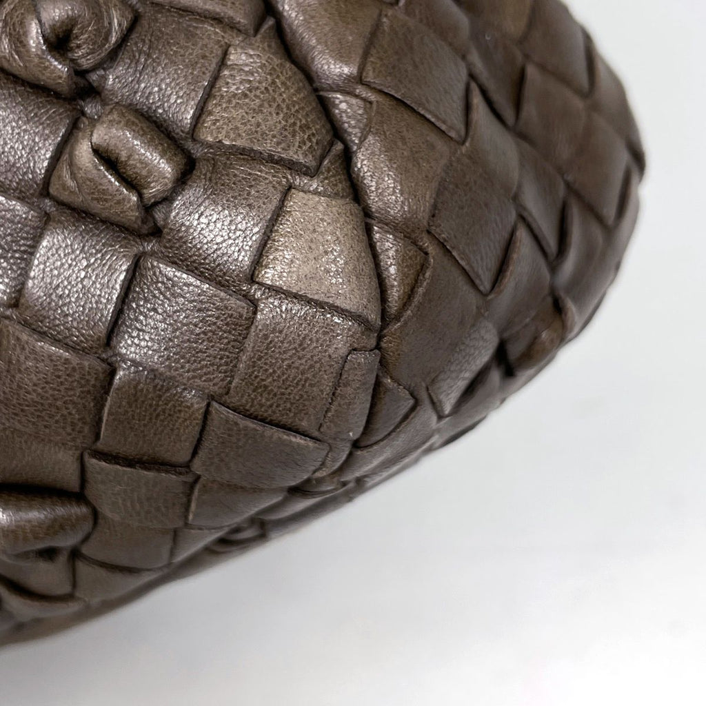 Bottega Veneta Intrecciato Shoulder Bag Oneshoulder Leather Brown — view 3