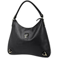 Gucci Logo Shoulder Bag Abbey Leather Black