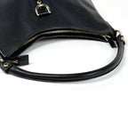 Gucci Logo Shoulder Bag Abbey Leather Black — view 6
