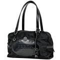 Prada Logo Handbag Nylon Nero