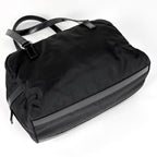 Prada Logo Handbag Nylon Nero — view 2