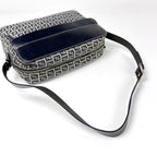 Fendi Zucchino Pattern Shoulder Bag Canvas Navy — view 9