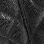 Chanel Reissue Tote Handbag CC Logo Caviar Leather Black — view 4