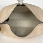 Hermes Bride-a-Brac GM Pouch Logo Handbag Cotton Beige — view 7