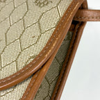 Dior Honeycomb Pattern Shoulder Bag Pochette Beige Brown — view 5