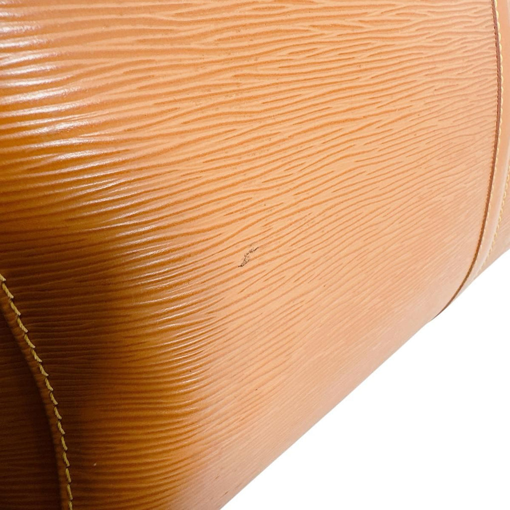 Louis Vuitton Epi Keepall 55 Boston Bag Cipango Gold — view 9