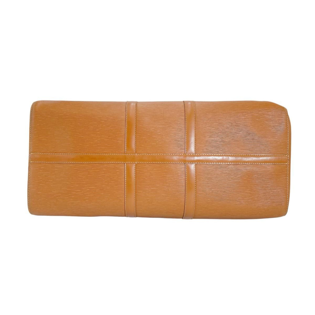 Louis Vuitton Epi Keepall 55 Boston Bag Cipango Gold — view 4