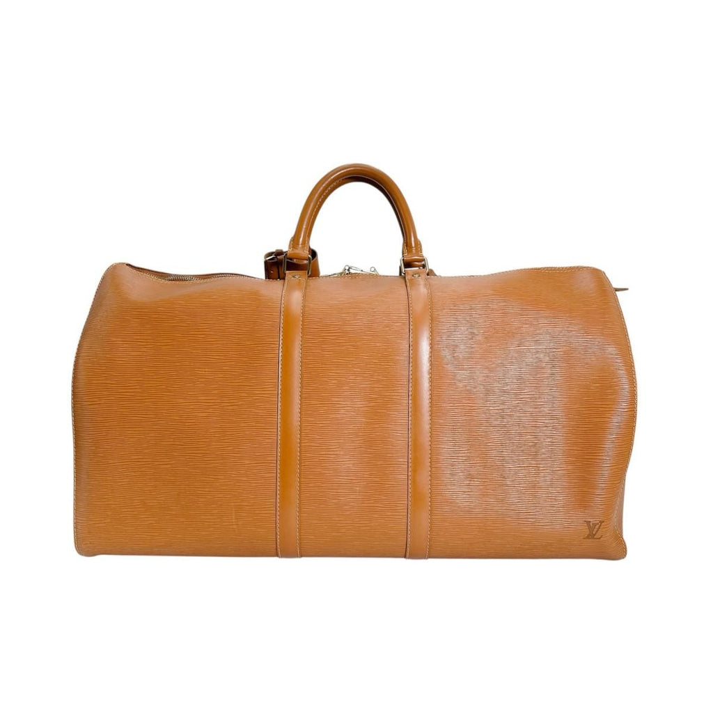 Louis Vuitton Epi Keepall 55 Boston Bag Cipango Gold — view 2