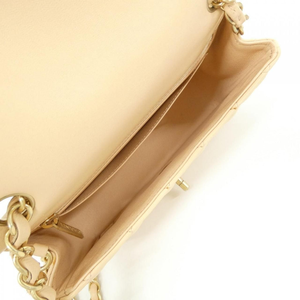 Chanel Shoulder Bag Beige — view 9