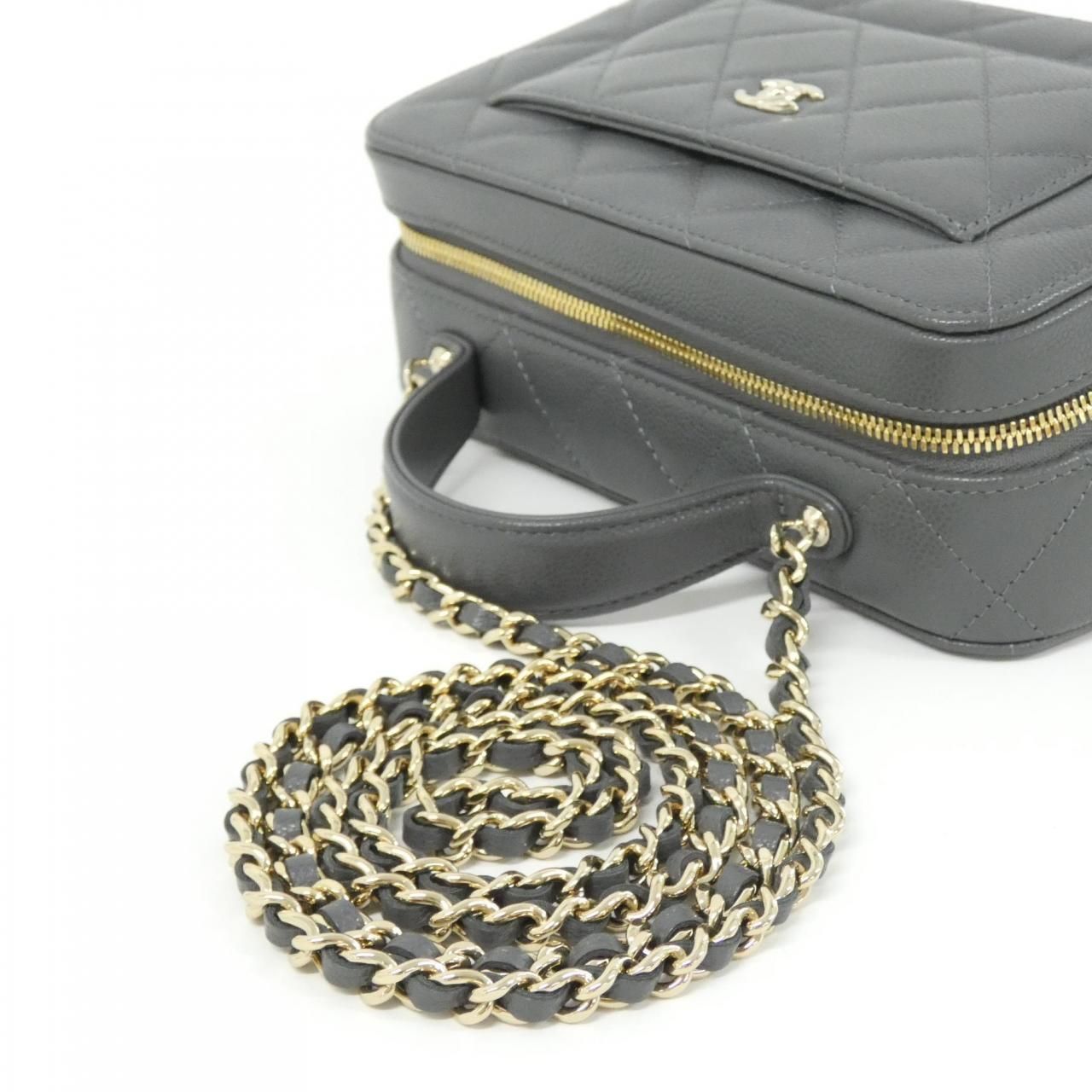 Chanel Bag Handbag Gray — view 6