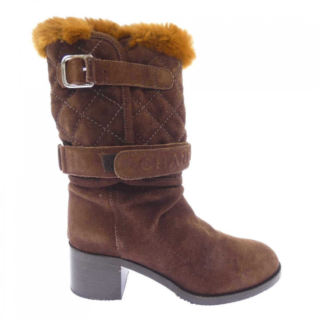 Chanel Boots Brown