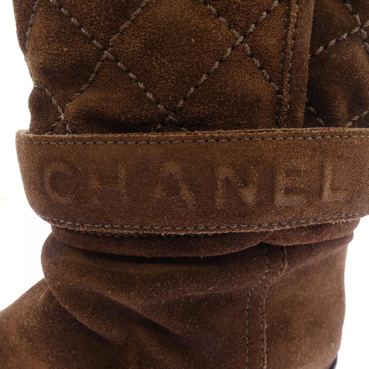 Chanel Boots Brown — view 6