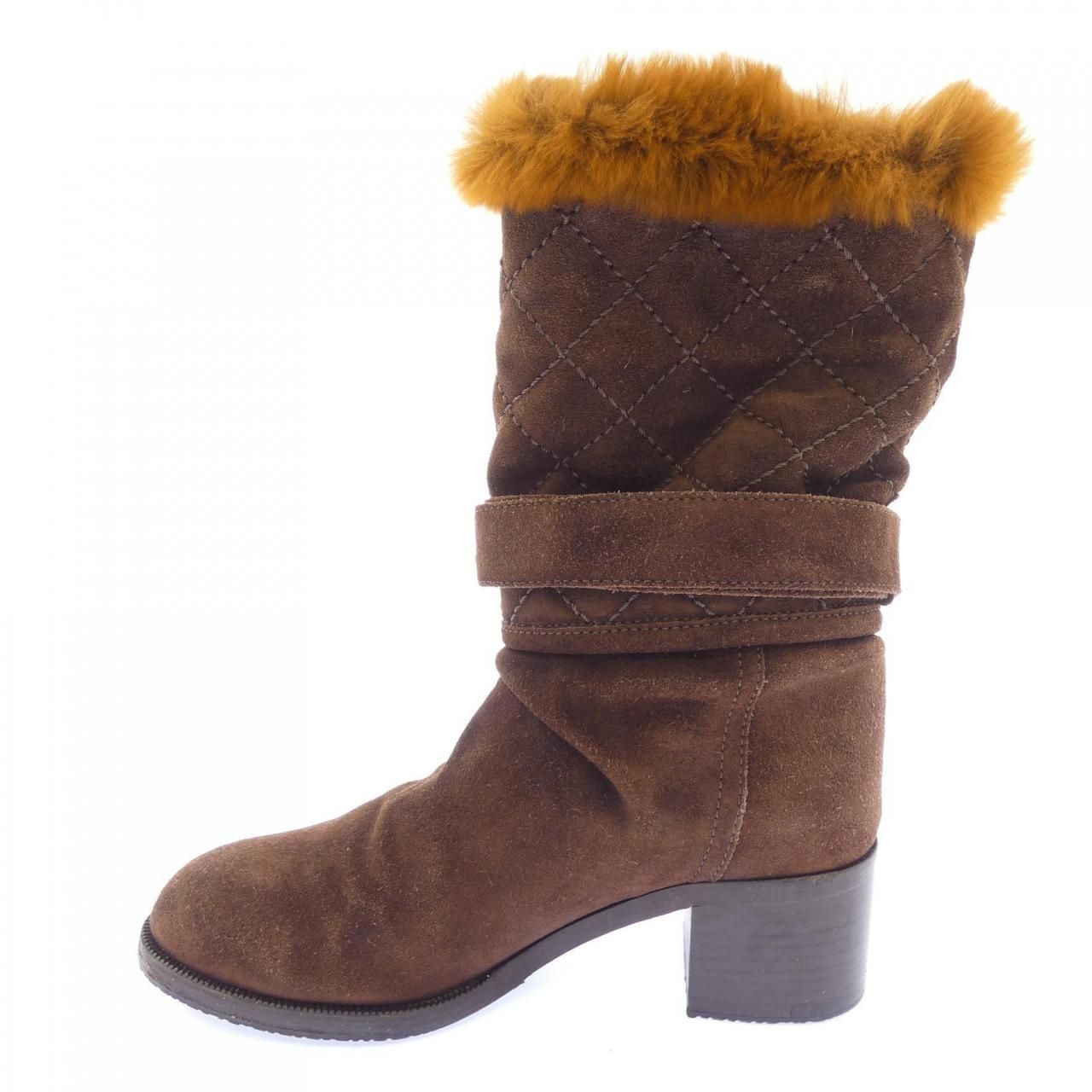 Chanel Boots Brown — view 2