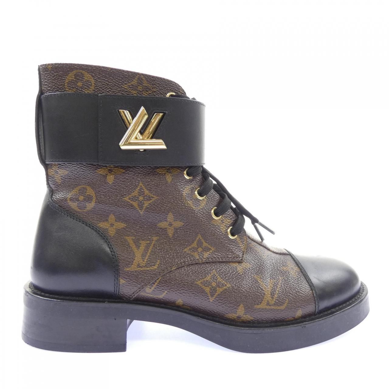Louis Vuitton Patent Monogram Canvas Wonderland Line Boots