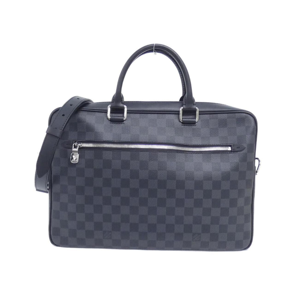 Louis Vuitton Damier Graphite Porte Document Business MM Briefcase