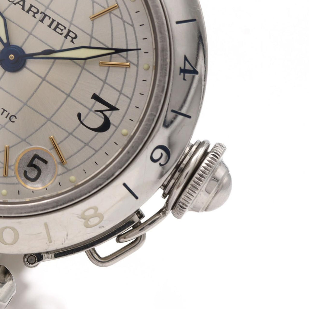 Cartier Pasha C GMT SS Automatic Winding Watch — view 3
