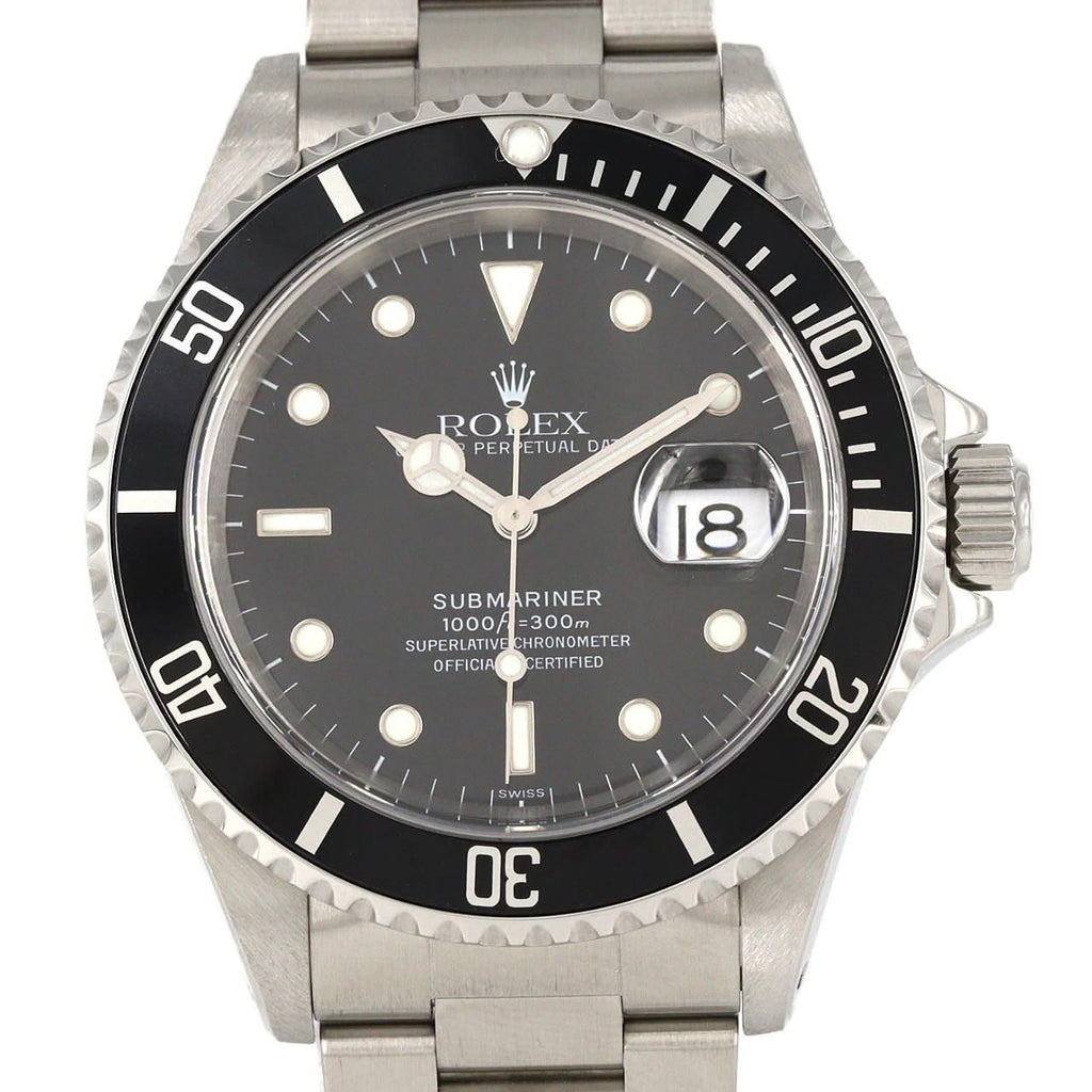 Rolex Submariner Date SS Automatic Winding a Number Watch