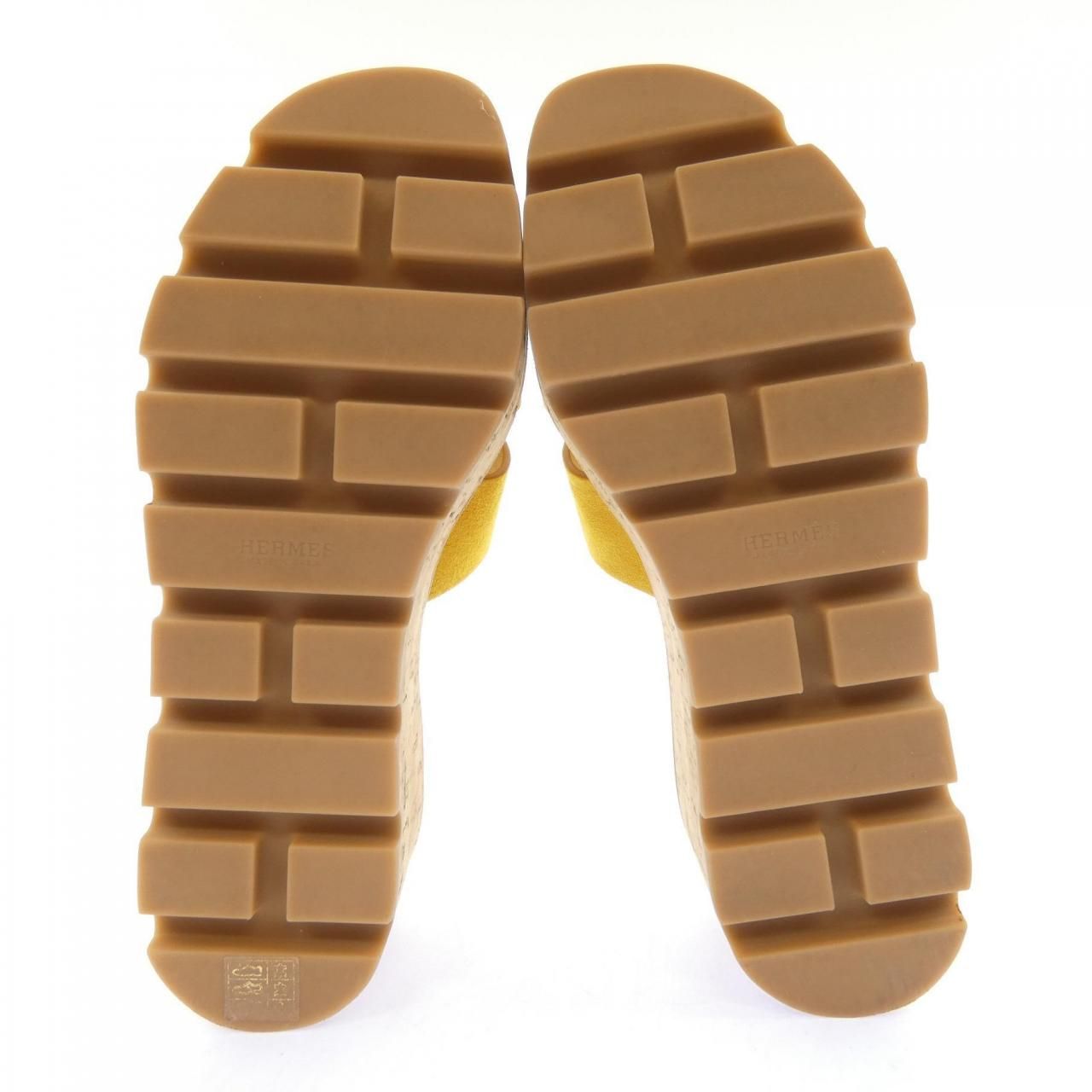 Hermes Eze Cut Detail Sandals — view 4