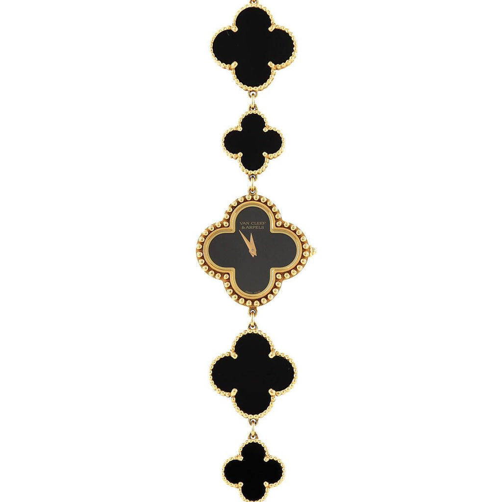 Van Cleef & Arpels Alhambra YG Quartz Watch
