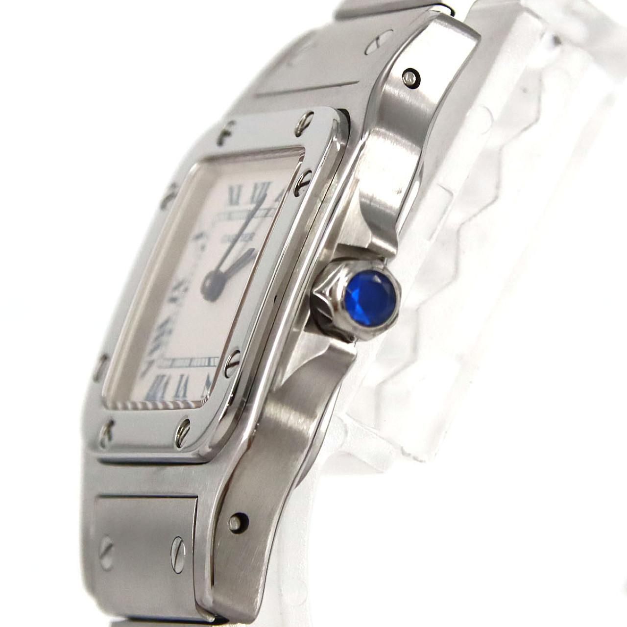 Cartier Santos Galbe SM SS Quartz Watch — view 4