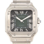 Cartier Santos MM SS Automatic Winding Watch