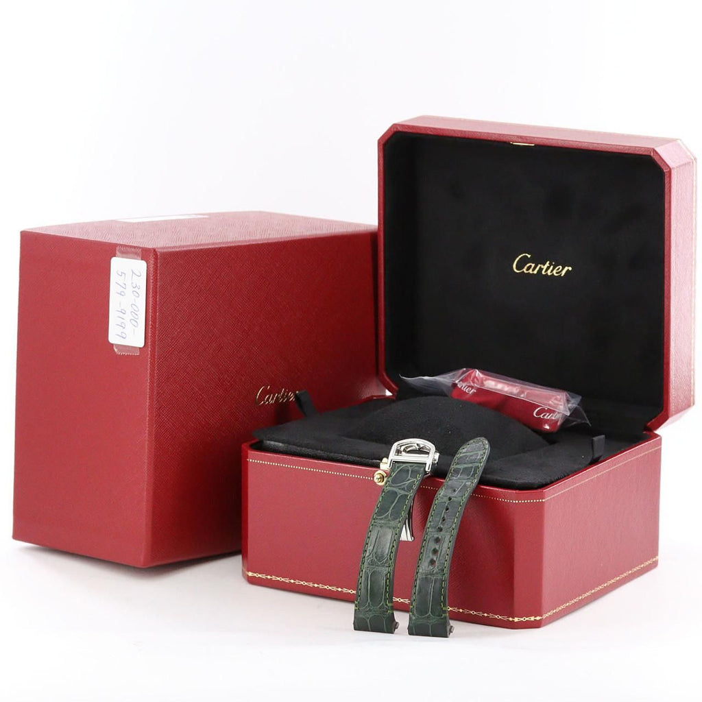 Cartier Santos MM SS Automatic Winding Watch — view 8