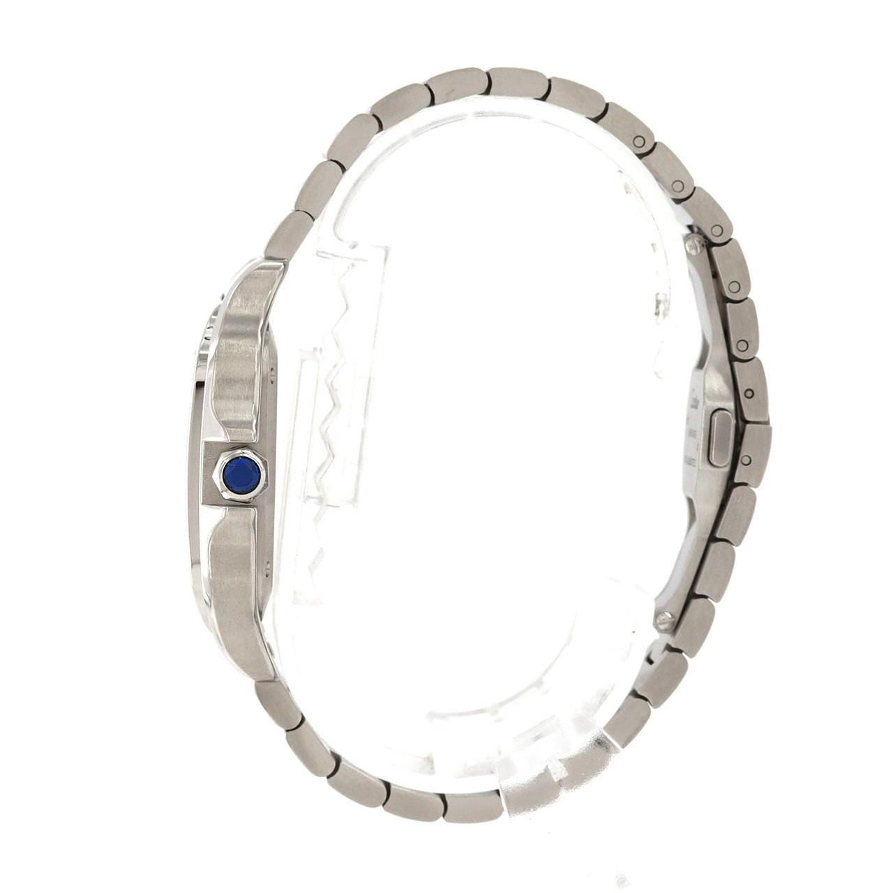Cartier Santos MM SS Automatic Winding Watch — view 3