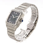 Cartier Santos MM SS Automatic Winding Watch — view 2