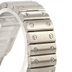 Cartier Santos MM SS Automatic Winding Watch — view 5