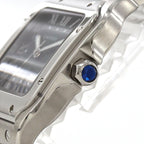 Cartier Santos MM SS Automatic Winding Watch — view 4