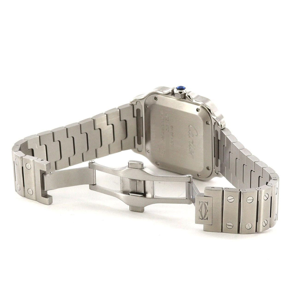 Cartier Santos MM SS Automatic Winding Watch — view 7
