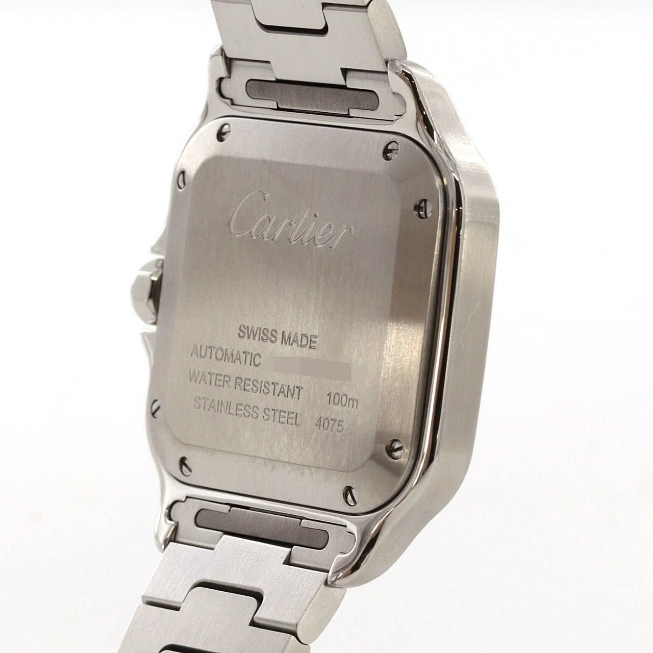 Cartier Santos MM SS Automatic Winding Watch — view 6
